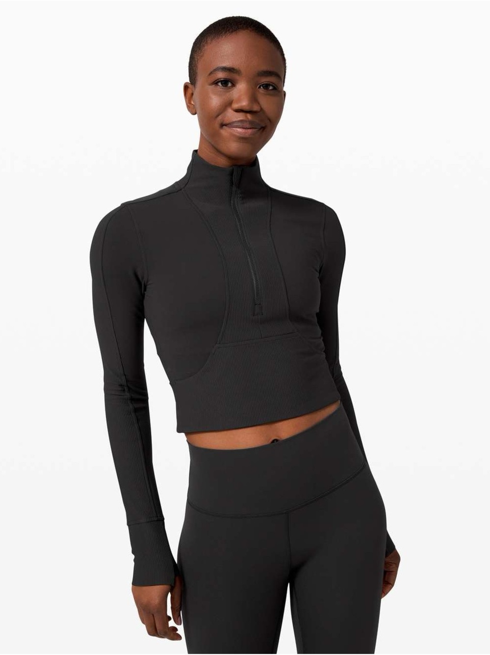 lululemon take it in stride 1/2 zip